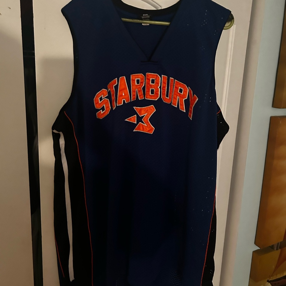 Starbury Blue and Orange Basketball Jersey